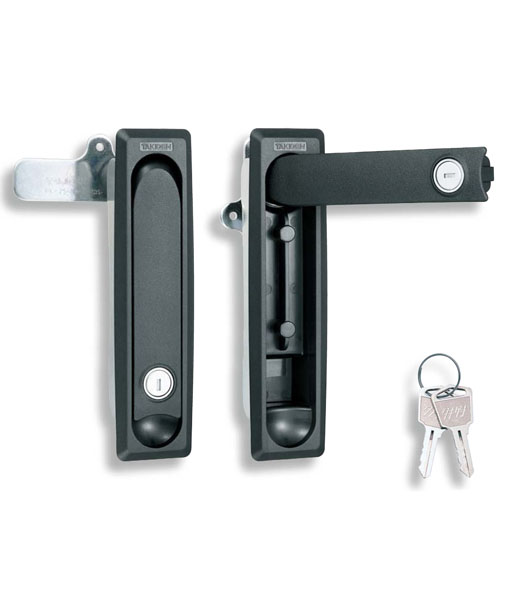 树脂制自动锁平面手柄