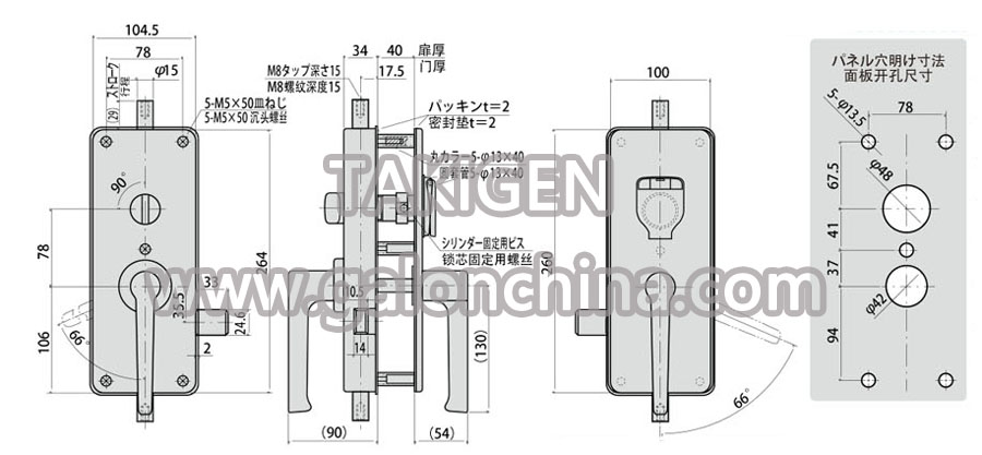 广泷贸易提供takigen五金设计图纸