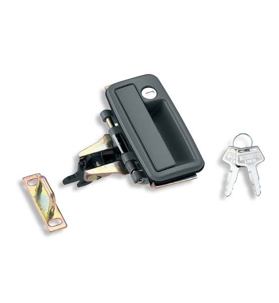 平面碰锁式手柄