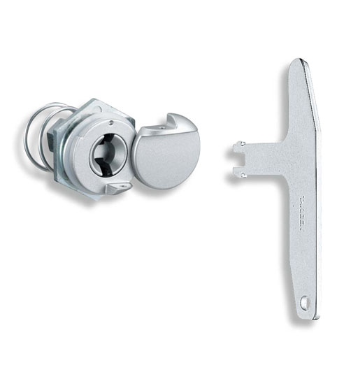 带封印孔锁式手柄