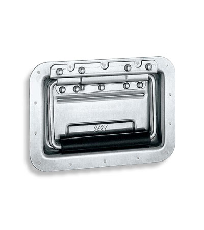 带弹簧行李箱把手