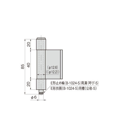 L型暗合页（3管）