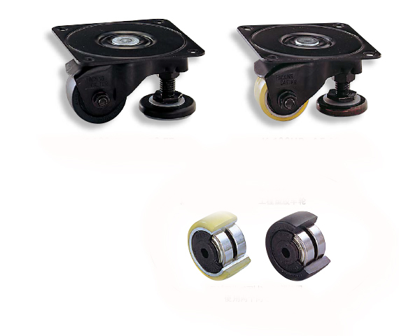 带调节支撑脚座重型低座脚轮