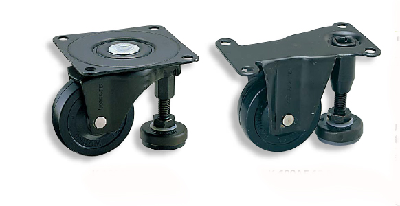 带调节支撑脚活动脚轮