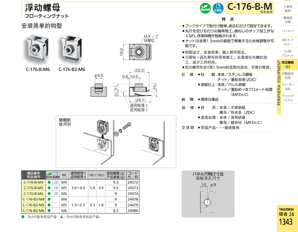 takigen C-176-B-M4